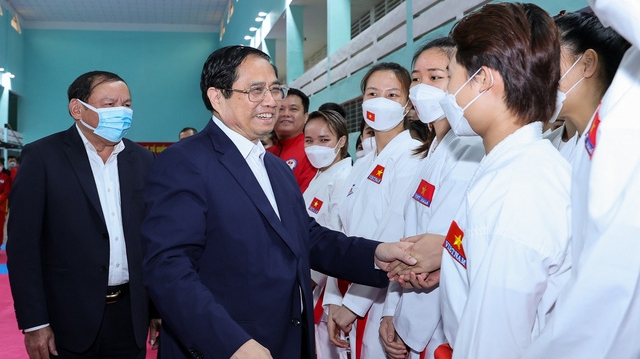 PM Chinh inspects SEA Games preparations in Hanoi